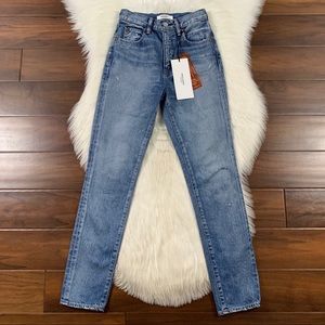 MOUSSY Womens Size 24 Orlando Nonstretch Slim Straight Leg Denim Jeans Blu 110